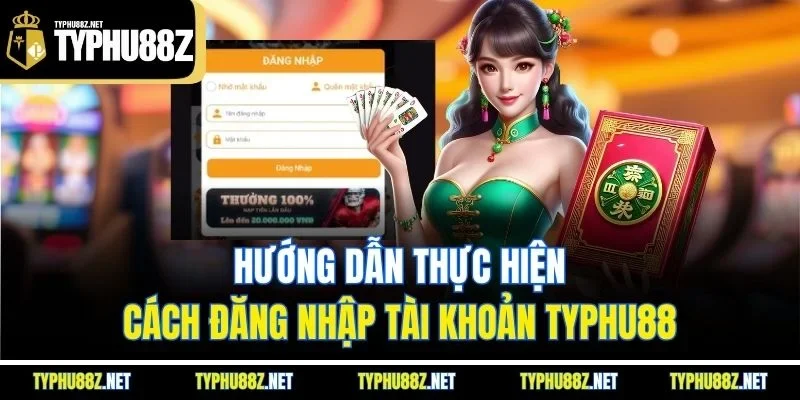 Hướng dẫn thực hiện cách đăng nhập tài khoản Typhu88